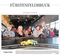 Bericht Titelseite S&uuml;ddeutsche Zeitung Regionalteil